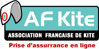 bouton de prise d'assurance de l'association française de kite  